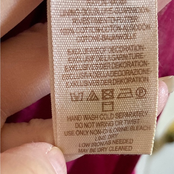 🎉Free People Austin Emma Maroon Embroidered Floral Long Sleeve Dress A180 - Picture 4 of 8